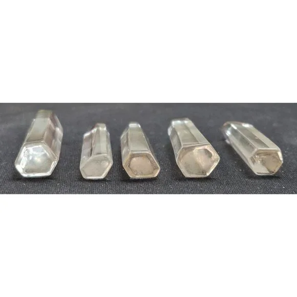 Clear Quartz Hexagonal Crystal Points Healing Crafting Decoration Set 5 - Picture 4 of 5